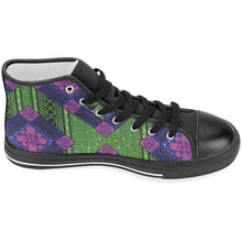 African Inspired Printed High-Top Women's Classic Canvas Sneakers