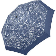 Border Printed Auto Foldable Umbrella