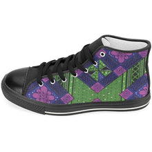 African Inspired Printed High-Top Women's Classic Canvas Sneakers