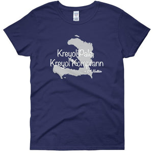 Kreyol Pale - Women's short sleeve t-shirt