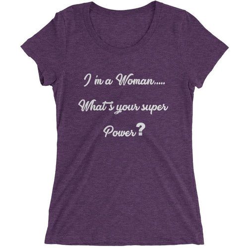 Super Power Woman - Ladies' short sleeve t-shirt