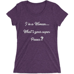 Super Power Woman - Ladies' short sleeve t-shirt