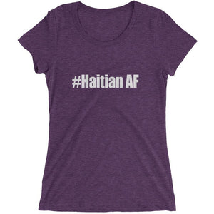 Haitian AF - Ladies' short sleeve t-shirt