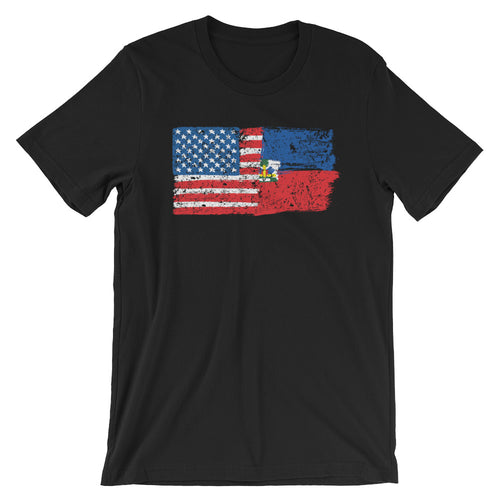 Haitian American Short-Sleeve Unisex T-Shirt