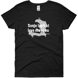 Haitian Remember Proverb - Women's short sleeve t-shirt