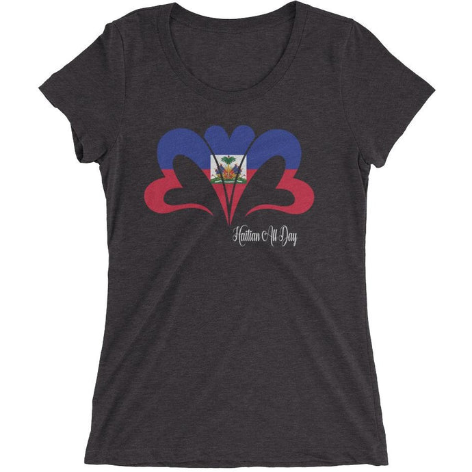 Haitian All Day - Ladies' short sleeve t-shirt