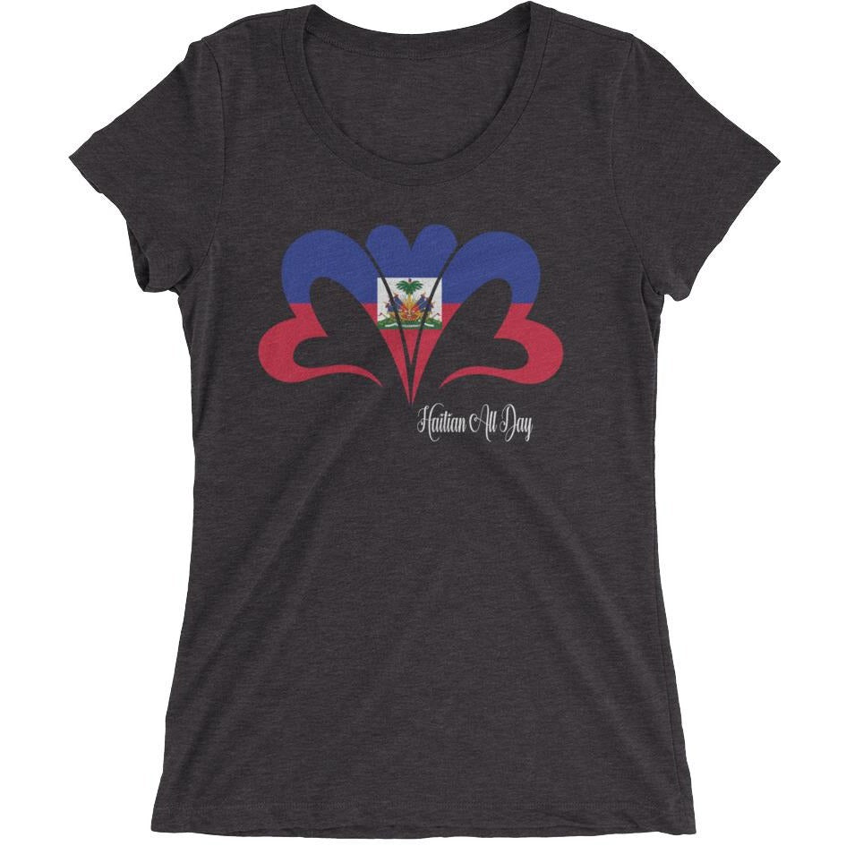 Haitian All Day - Ladies' short sleeve t-shirt