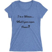 Super Power Woman- Ladies' short sleeve t-shirt