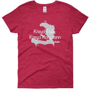 Kreyol Pale - Women's short sleeve t-shirt