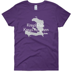 Kreyol Pale - Women's short sleeve t-shirt
