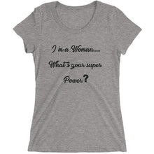 Super Power Woman- Ladies' short sleeve t-shirt