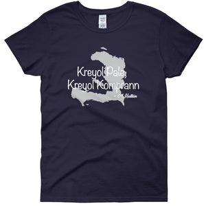 Kreyol Pale - Women's short sleeve t-shirt